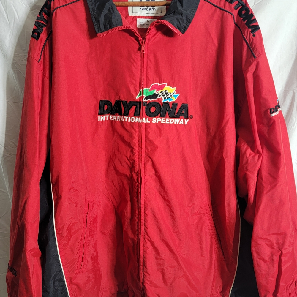 Lee Daytona Red and Black Windbreaker